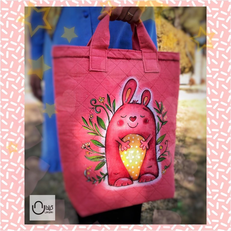 🌿ساک پارچه ای کودک🌿