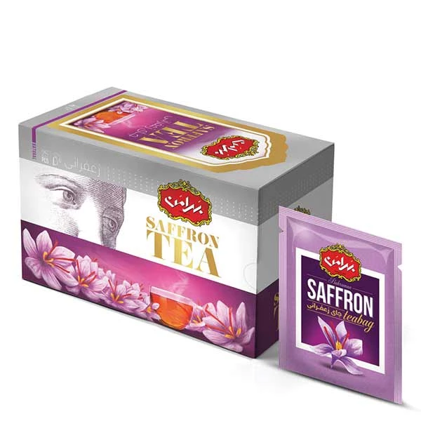 چای سیاه تی بگ زعفرانی _ بهرامن