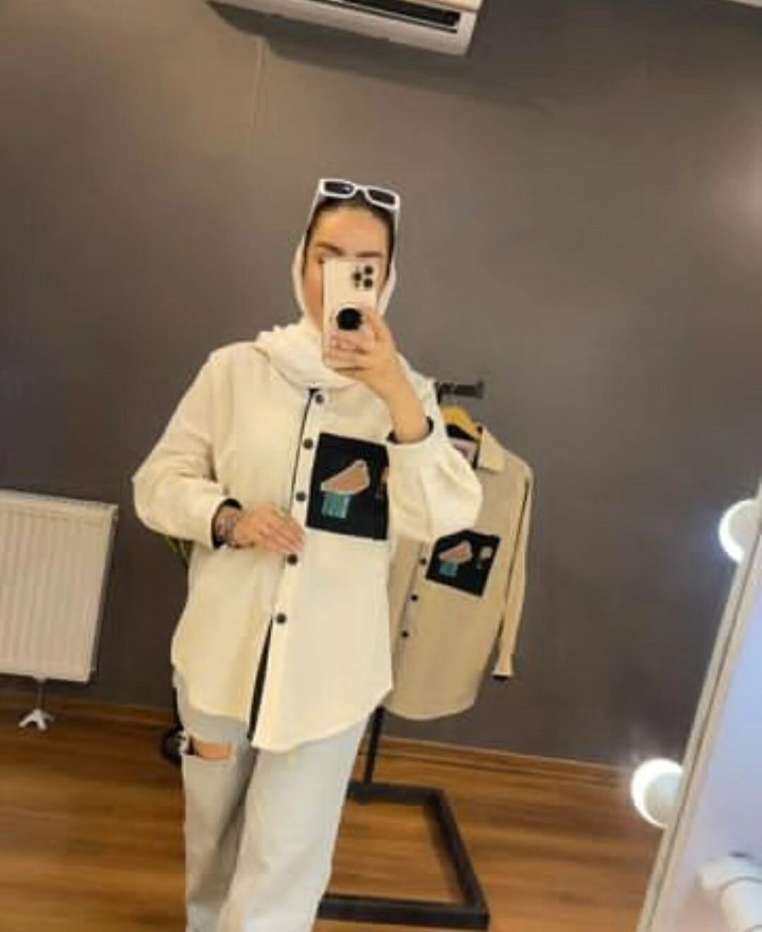 لنین تکه دوزی ۲رنگ