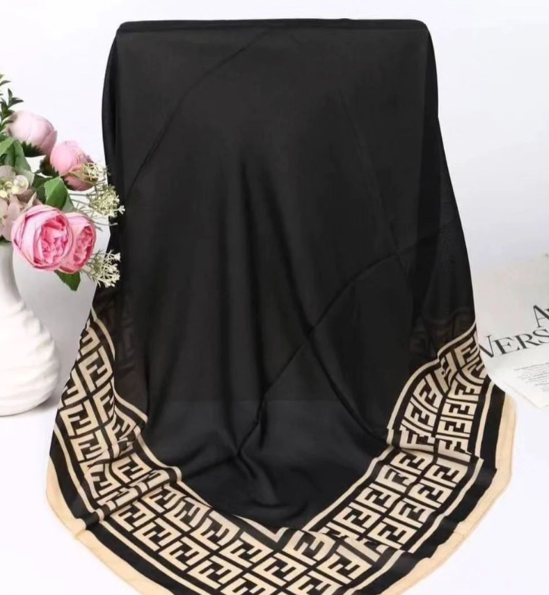 روسری کرپ نخ