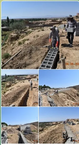 آغازساخت پروژه احداث حصار و دیوار کشی آرامستان بهشت رضا (ع)