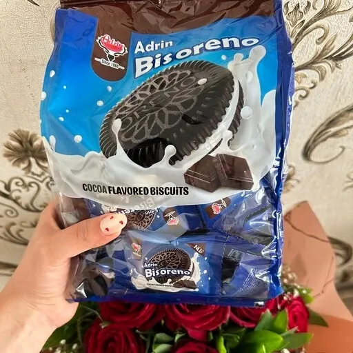 بیسکوییت کرمدار کاکائویی بیس اورنو 88گرمی کاکائو آدرین