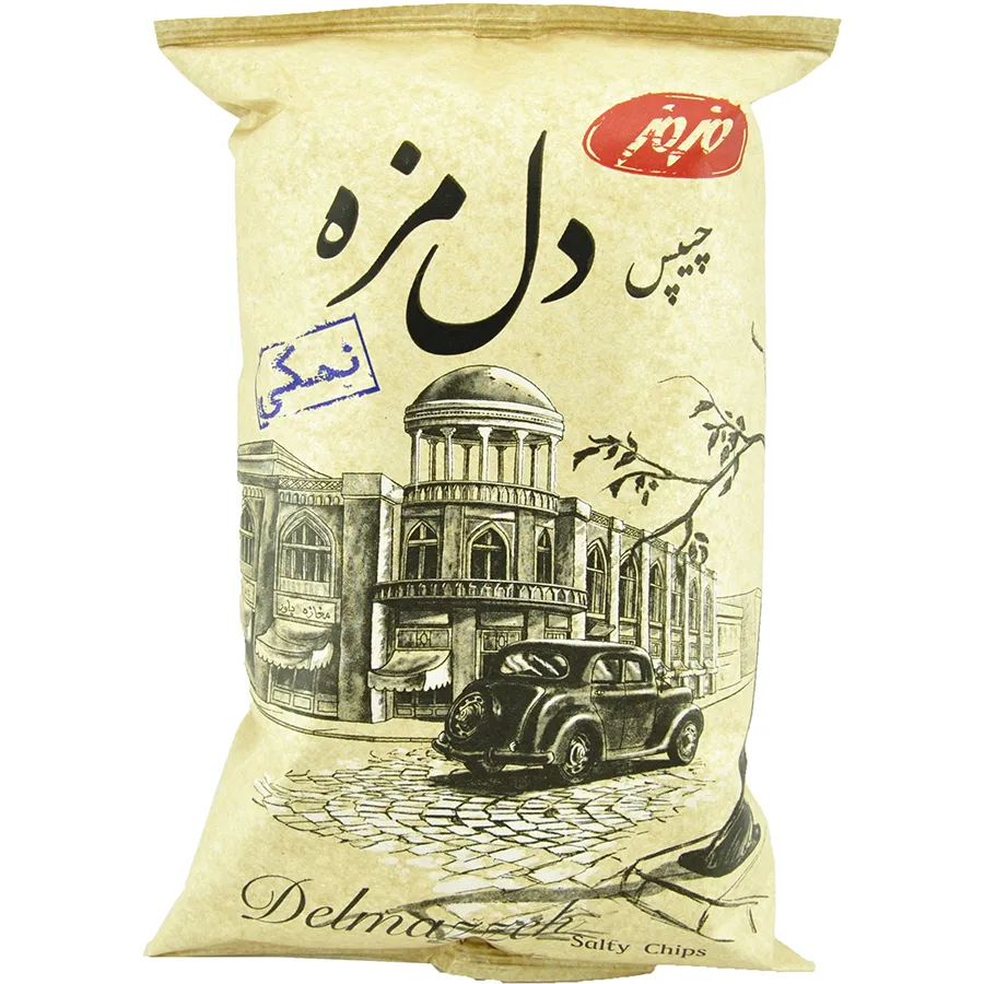 چیپس سنتی دل مزه نمکی  مزمز