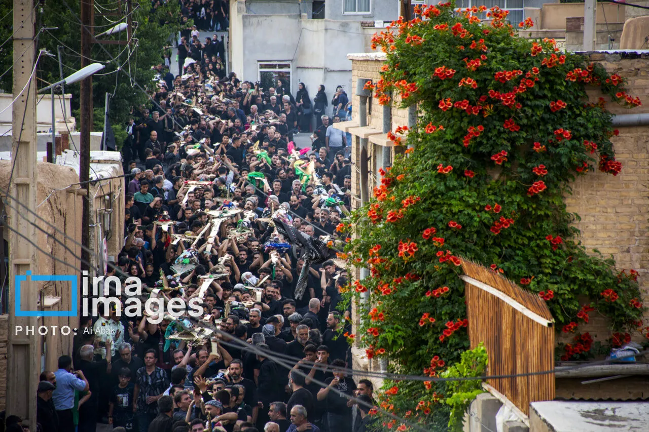 افتتاح نمایشگاه «ماه بی‌قرینه» نگاهی به آیین‌های عزاداری شاهرود + فیلم